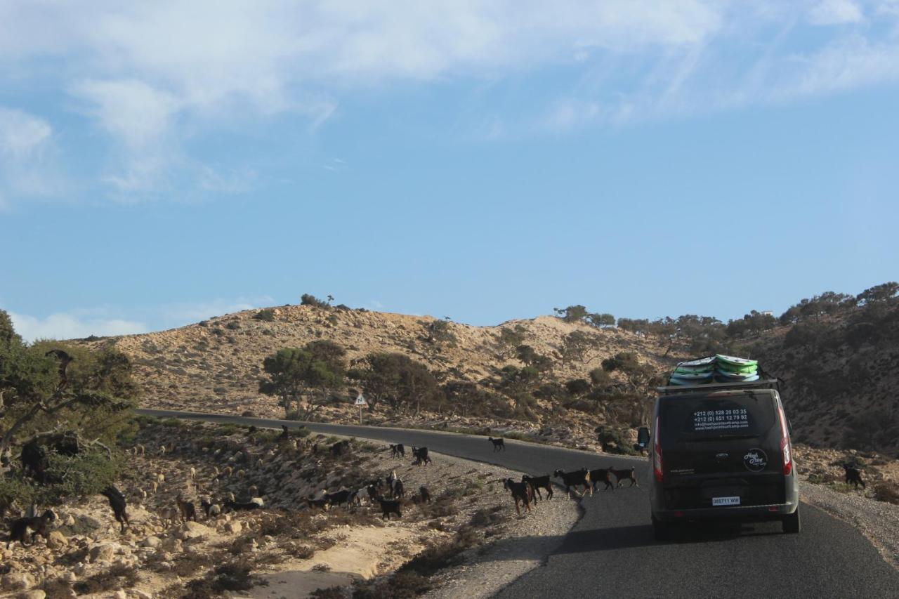 Hashpoint Surf Camp Vandrerhjem Taghazout Eksteriør bilde